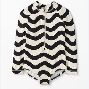 Hanna Anderson Size 8 Squiggles on Ecru NWOT